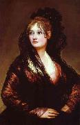 Francisco Jose de Goya Dona Isabel de Porcel. oil painting reproduction